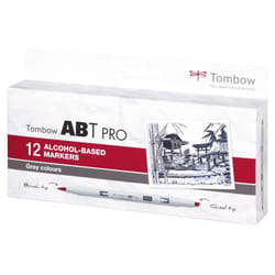 Tombow ABT Pro marqueur 12 pièce(s) Gris
