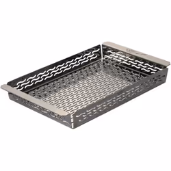 Plat de barbecue LARES en acier inoxydable - Dimensions 30 x 20 x 35 cm - Fabriqué en Allemagne
