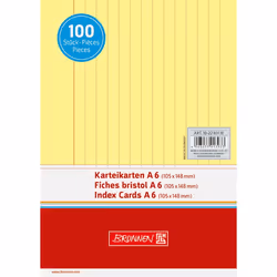 Brunnen 2260110 intercalaire Jaune 100 pièce(s)