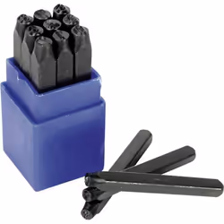 Set de 9 poinçons 6mm Brüder Mannesmann