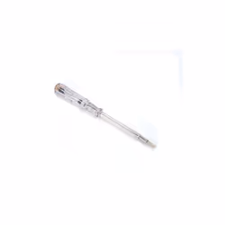 (6) Probador de voltaje ''GS'', 110-250 V, 60 mm Poids : 23 grammes Largeur : 3 centimètres Hauteur : 1 centimètres Longueur  ...