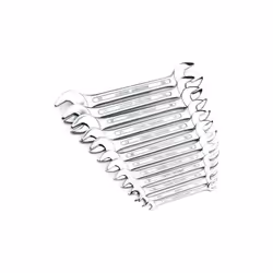 Jeu de 12 clés CV chromées 6 - 32 mm Mannesmann M110-12 Jeu de 12 clés Avec des dimensions de 6 à 32 mm Fabriqué en acier au ...