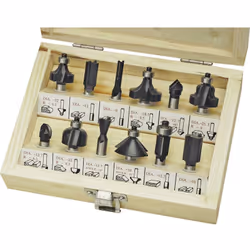 Informations techniques Diamètre de tige : 8 mm Matériau : Carbure de tungstène Points forts Pour les défonceuses avec suppor ...
