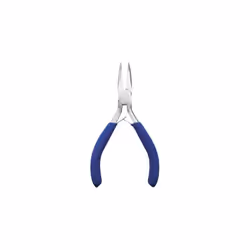 (6) Alicate boca puntiaguda curva, 120 mm Dimensions : 120 mm Poids : 0,079 kg