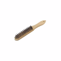BROSSE EN FILS D'ACIER LAITONNÉS 5 RANGÉES BRÜDER MANNESMANN