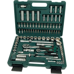 Brüder Mannesmann - Jeu de clés à douille métrique 1/4' (6.3 mm), 1/2' (12.5 mm) 94 pièces m 2055-SL C95598