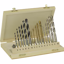 Informations techniques Quantités (LOV – uniqmt pour titre) : 17 pièces Fonctionnalités Dans une cassette en bois pour le per ...