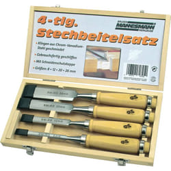 Brüder Mannesmann - mannesmann M66104 set de ciseaux à bois 4 pièces