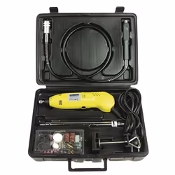 BRÜDER MANNESMANN M92571, Meuleuse droite, Noir, Jaune, 30000 tr/min, 8000 tr/min, Secteur, 130 W