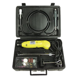 BRÜDER MANNESMANN M92571 meuleuse à matrices et droite Meuleuse droite 30000 tr/min Noir, Jaune 130 W