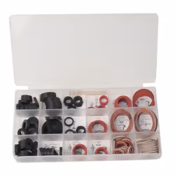 BRÜDER MANNESMANN M99741, Joint moulé, Anneau, Noir, Marron, Rouge, Caoutchouc