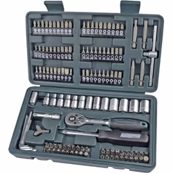 Brüder Mannesmann - Jeu de clés à douille métrique 1/4 (6.3 mm) 130 pièces