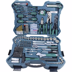 M29088 Jeu d'outils pour les bricoleurs en valise 303 pièces - Brüder Mannesmann