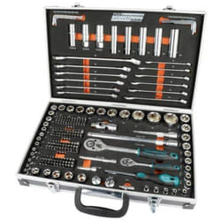 Brüder Mannesmann Boîte à douilles 232 pcs 1/4" et 1/2"