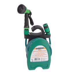BRÜDER MANNESMANN M62100 tuyau d'arrosage 10 m Au-dessus du sol Polyvinyl chloride (PVC) Noir, Vert