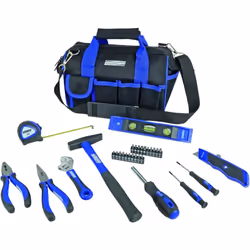 Sacoche à outils complète, 30 pièces - MANNESMAN - M29020Nombreux espaces de rangement• 30 pièces