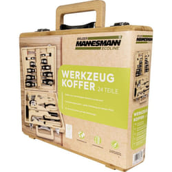 Mallette à outils en bambou, équipée de 24 pièces M29001 - Brüder Mannesmann