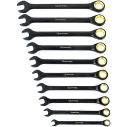 Brüder Mannesmann - Q25210 Quantool Jeu de clés à molette 10 pièces Ouverture de clé (métrique) 8 - 19 mm