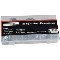 Brüder Mannesmann - Collier de serrage M60026 Plage de ø du faisceau 7 à 44 mm 1 set