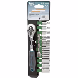 Informations techniques Sortie : 1/4" (6.3 mm) Taille (tournevis) : 4, 4.5, 5, 5.5, 6, 7, 8, 9, 10, 11, 12, 13, 14 Contenu de ...