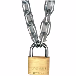 ABUS 65/20, Cadenas conventionnel, Verrouillage par clé, fermeture différente, Laiton, Laiton, En forme de U