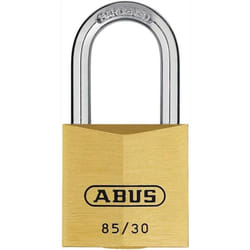 Abus - Cadenas cylindrique 85/30HB24 largeur du corps de verrou 30 mm verrouillage multipoints laiton