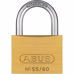 ABUS 02859, Cadenas conventionnel, Verrouillage par clé, fermeture différente, Clôture, Garage, Portail, Abri, Verrou de stoc ...