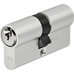 Cylindre double profilé - ABUS - TI14ST - Aluminium TITALIUM - 35/35 mm - Sécurité avancée