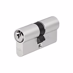 fonction d'urgence et de danger et clé profilée double cylindre profilé massif en aluminium spécial TITALIUM™ Accès avec clé  ...