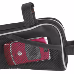 ABUS Basico ST 5200 Selle Sacoche pour bicyclette 1,2 L Velcro Noir