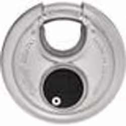 ABUS Cadenas Diskus 20, Cadenas conventionnel, Verrouillage par clé, fermeture différente, Argent, Acier inoxydable, Acier in ...