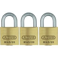 Cadenas en laiton 45/20 Abus - Lot de 3 - Utilisation quotidienne - 3 clés