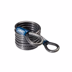 Cable alargador para candado con plastificado exterior. Este cable espiral destaca por su cómodo manejo y su fácil transporte ...