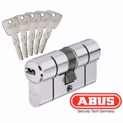 Cylindre de porte de Haute Sécurité profil Européen ABUS D6. Cylindre de porte Haute Sécurité ABUS, anti-perçage et crochetag ...