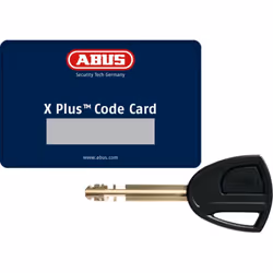 ABUS 1060/140_BLACK Noir 1400 mm Antivol à chaîne