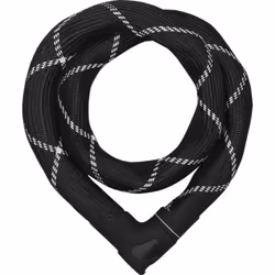 ABUS Steel-O-Chain Iven 821, Antivol à chaîne, Noir, Acier, Synthétique, Acier, Acier trempé