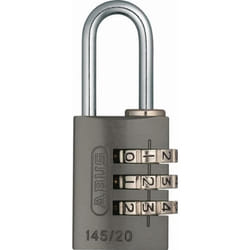 Cadenas à combinaison ABUS aluminium 145/20 Titanium B/DF - 0054915