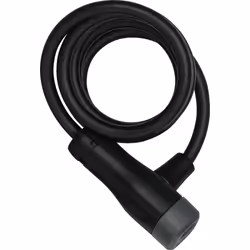 ABUS 4508K, Antivol, Noir, Acier, Clé, 8 mm, 1 pièce(s)