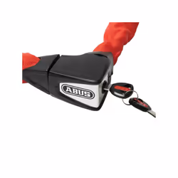 ABUS 5010187 Antivol pour bicyclettes Rouge 453 mm Antivol à chaîne