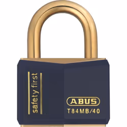 Cadenas de sécurité Spécial MARINE . Boitier et anse en laiton massif . Double verrouillage de l'anse : droite et gauche. Piè ...