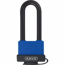 ABUS 70IB/45HB63, Cadenas conventionnel, Noir, Bleu, Laiton, Laiton, En forme de U, 4,9 cm