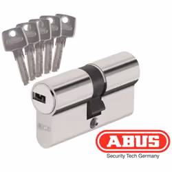 Cylindre de porte de Haute Sécurité profil Européen ABUS D6. Cylindre de porte Haute Sécurité ABUS, anti-perçage et crochetag ...