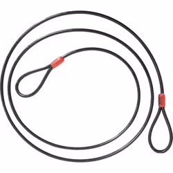 ABUS Cobra Câble en acier, noir, taille 180 cm pour Hommes