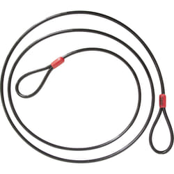 ABUS Cobra Câble en acier, noir, taille 180 cm pour Hommes