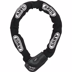 ABUS GRANIT CityChain XPlus 1060, Antivol à chaîne, Noir, Acier, Acier trempé, Clé, 1100 mm