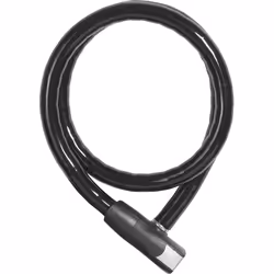 ABUS 31496, 1,1 m, Clé ronde, Acier, Noir