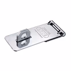 Porte cadenas ABUS FRANCE - 200/95 longueur 95 mm - 33308 - Oeillet cémenté Vis de fixation cachées Traité contre la corrosio ...