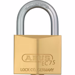 ABUS EC75 75/40, Cadenas conventionnel, Verrouillage par clé, Clés semblables, Clôture, Garage, Abri, Verrou de stockage, Boî ...