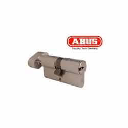 Cylindre de porte de Haute Sécurité profil Européen ABUS D6 à bouton. Cylindre de Haute Sécurité ABUS, anti-perçage et croche ...
