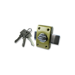 Finish - Verrou bouton Classik - abus Jaune/Doré 40 mm